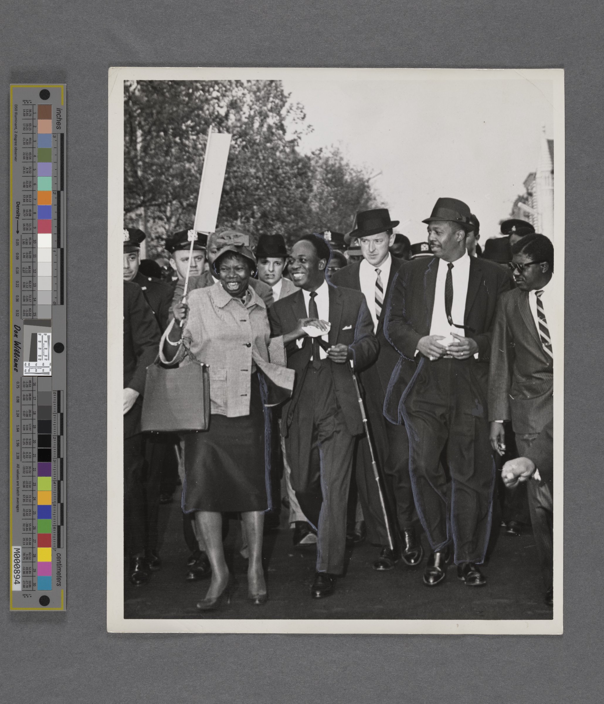 Kwame Nkrumah in Harlem, 1960.