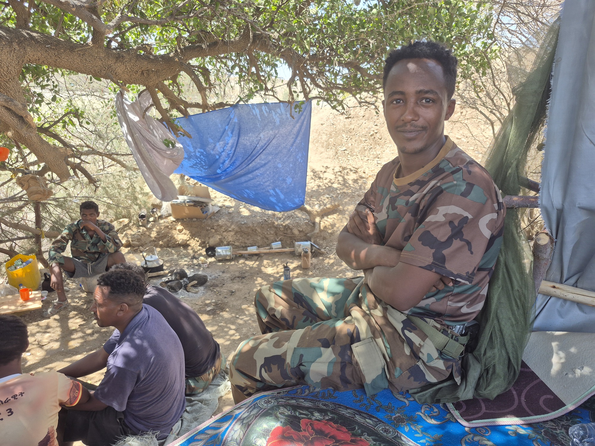Ex-membre des Forces de défence du Tigray pendant la guerre civile, Henok Tesfay, 30 ans, a rejoint les Forces de paix du Tigray.