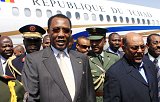 Idriss Déby Itno, président du Tchad, et Omar al-Bachir, son homologue du Soudan, en 2013.