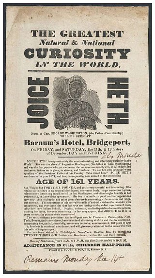 Poster publicitaire, 1835.